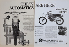 1977 Husqvarna 360 Automatic 2pg Motorcycle Ad