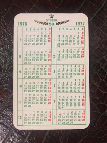 Rolex 50th anniversary 1976 - 50th,