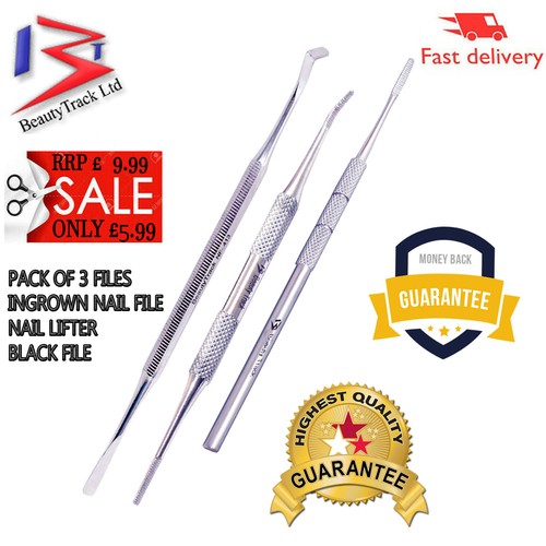 Ingrown metal toe nail - ingrown, file