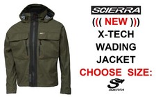 CLEARANCE SCIERRA X-TECH WADING JACKET SALMON TROUT FLY ROD REEL FISHING LINE