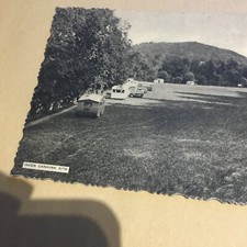 INVER CARAVAN SITE      VINTAGE POSTCARD  -