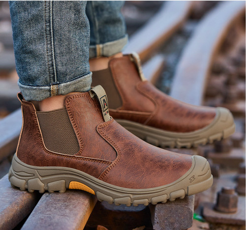Men safety shoes ankle - safety, boots