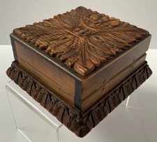 VINTAGE ORNATE CARVED WOODEN