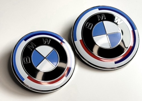 Bmw badge 82mm - 74mm, blue