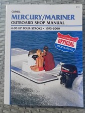Clymer Mercury / Mariner 4 stroke Outboard Motor Workshop Manual B710 good used 