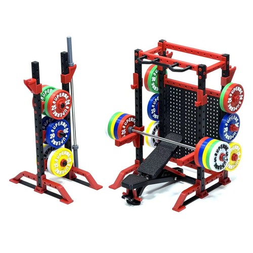 Scale diorama barbell - scale,