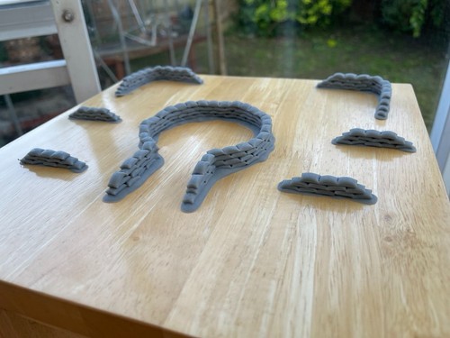 28mm ww2 sandbag set - set,