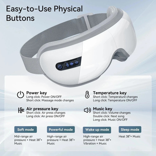 Eye massager with - massager, 2026