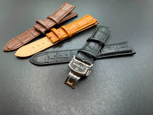 19mm tudor leather - 19mm, croc
