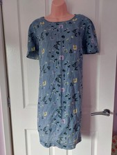 Next Short Sleeved Blue Floral