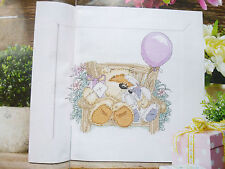 Fizzy Moon & Bunny Cross Stitch Chart Bear Rabbit Present Gift Balloon