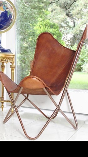 Genuine leather butterfly - leather,