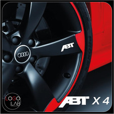 KIT 4 STICKERS ABT Audi rims