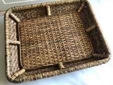 Large  Wicker / Bamboo Basket  57x47x10cm