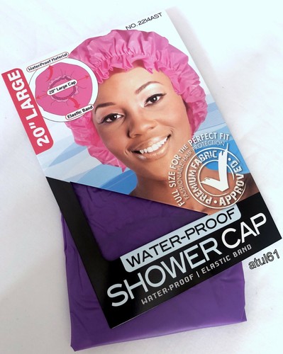 Shower bath cap - bath, black