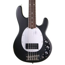 Musicman USA SUB5 Stingray 5 String Bass, Black with Case (Pre-Owned)