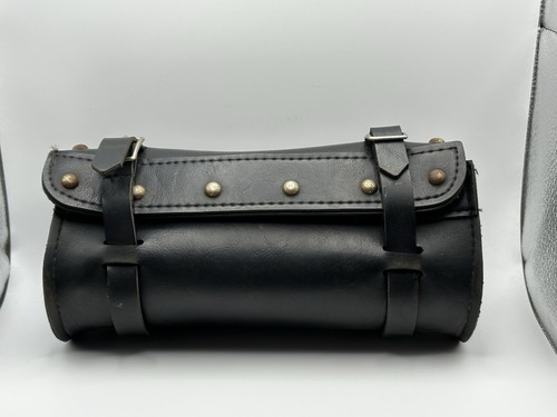 Vintage style black leather - vintage,