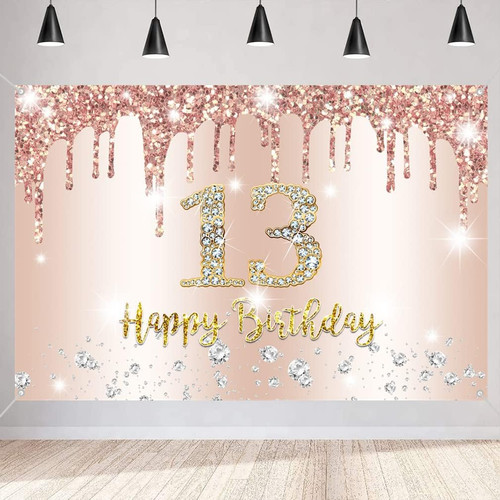 13th birthday decorations - 13th,