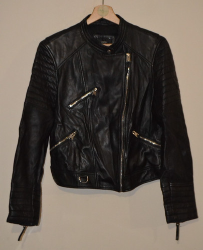 Soft black sheep leather - black, zara
