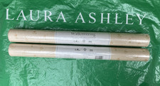 Laura Ashley Dorset Natural Wallpaper VINTAGE Cottage Sprig-2 ROLLS FREE P&P