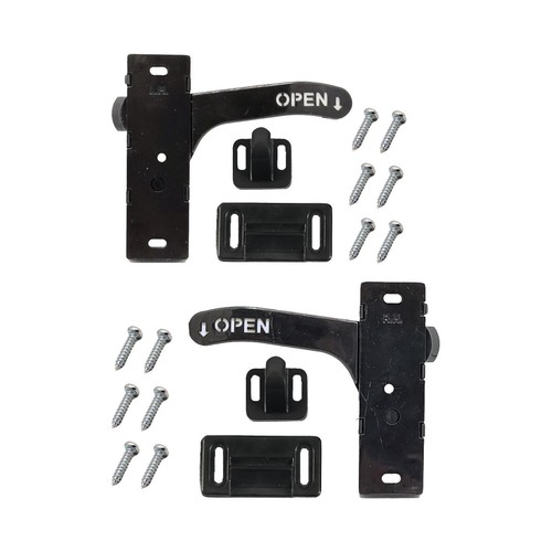 Travel trailer door latch - trailer,