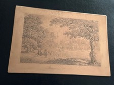 Large Antique Udden House By Philip Brannon Engraving Copper Printing Plate