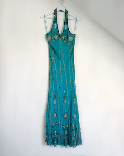 Aftershock turquoise silk - turquoise,