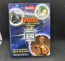 Star Wars Tazo Collectors Force File Binder Vintage Rare