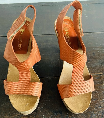 New leather orange tan - new,