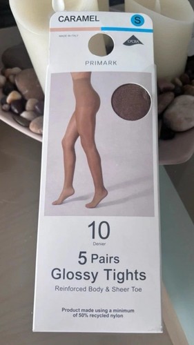 Primark glossy carmel tights - primark,