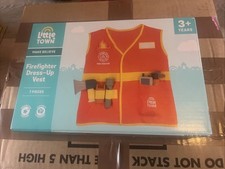 New Little Town Firefighter Dress Up Vest