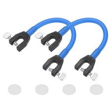 Ski Tip Connector, Snowboard Clip Ski Training Aid Basic Turning 2 Pcs & Blue