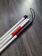 BLIND CANE - FOLDING REFLECTIVE PORTABLE GUIDE - WALKING STICK -  WRIST WRAP
