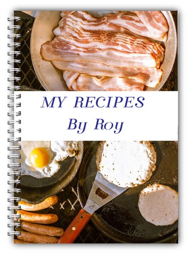 Personalised recipe - a5,