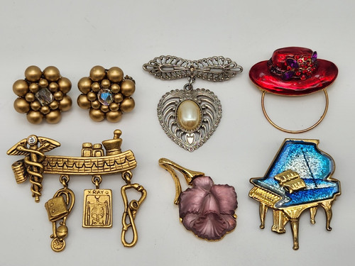 Vintage jewelry lots brooch - vintage,