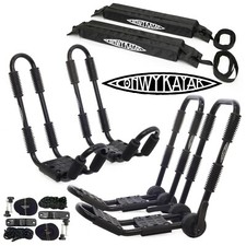 Conwy Kayak Roof Rack Carrier Straps J Bars Soft Pads Car Fixed Folding