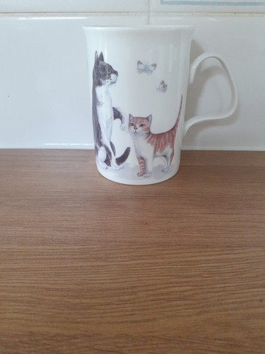Fine bone china cats mug - bone, 1
