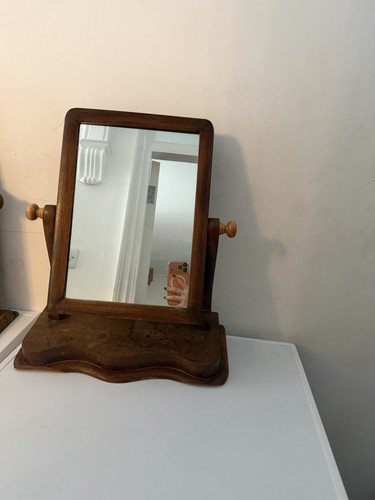 Vintage wooden dressing table - dressing,