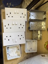 Plug Sockets And Back Plates Covers Boxes