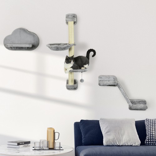 Piece wall mounted cat - 3-piece,