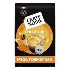 CARTE NOIRE Classique Intensité 5 Senseo 60 Pods
