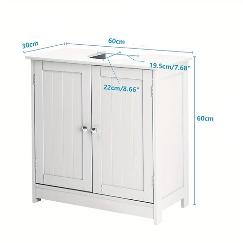 White bathroom under - white, sink
