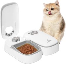 PeTnessGO Automatic Meals Cat Feeder, Pet Feeder with Timer, Timed and Portion