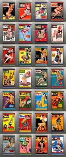 New fridge magnets - magnets,, 1940s