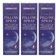 3x Derma V10 Lavender Pillow