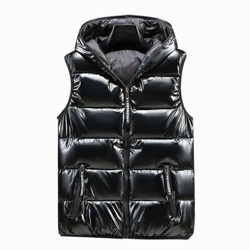 Men puffer quilted - quilted, hooded
