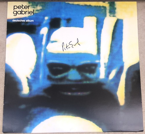 Signed peter gabriel deutsches - peter,