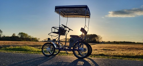 Surrey bike single bench - surrey,