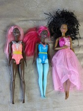 Barbie Dreamtopia Water Play Dolls Bundle of 3 Mattel Girls Toys Used