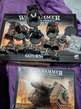 Warhammer 30k Iron Warriors,  Part Painted And Built